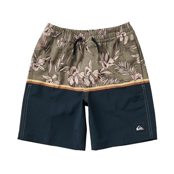 水着 FLORAL VOLLEY YOUTH/クイックシルバーキッズサーフトランクス・ボードショーツ...