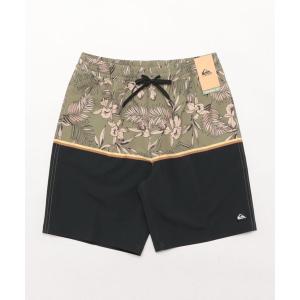 水着 FLORAL VOLLEY 20NB/クイックシルバーボタニカル柄サーフトランクス・ボードショーツ・バギーショーツ(水着) メンズ