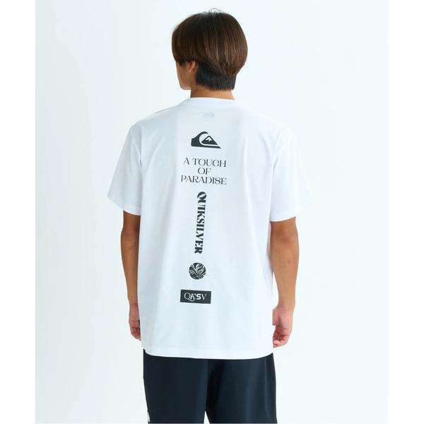 ラッシュガード VERTICAL LOGO SS/クイックシルバー半袖ラッシュガード(水着) メンズ...