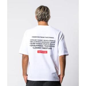 tシャツ ICON OF SURF ST /クイックシルバーバックプリント半袖Tシャツ メンズ レディース