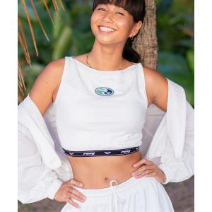 ラッシュガード FUN ＆ ALIVE TANK/ロキシー水陸両用ショート丈(短丈)タンクトップUVカットラッシュガード（水着） レディース