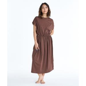 ラッシュガード CALL TO OCEAN DRESS /ロキシーウエストドローコード付きワンピースラッシュガード（水着） レディース