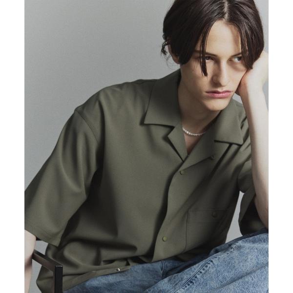 シャツ TRIXIONワイドオープンカラーシャツ メンズ