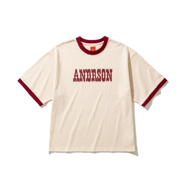 tシャツ ＆RSON CIRCUS RINGER T-SHIRTS （アンダーソン アンダーソン） ...