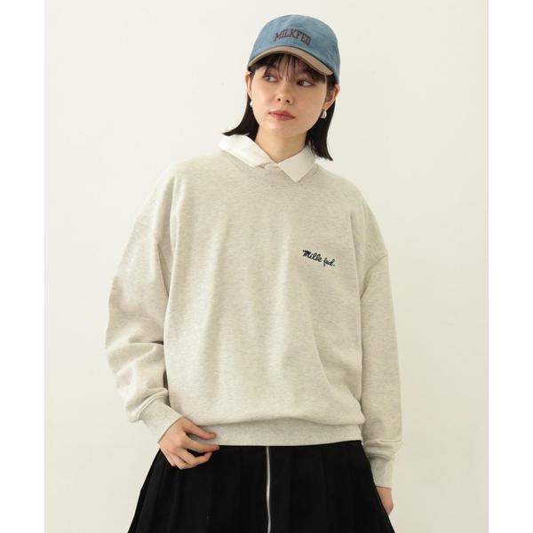 トレーナー スウェット ICING LOGO WIDE CREW SWEAT TOP レディース メ...