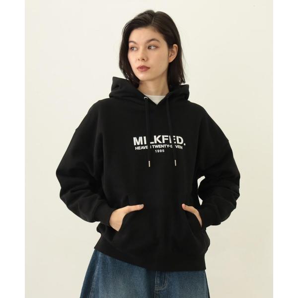 パーカー STENCIL LOGO WIDE SWEAT HOODIE レディース メンズ
