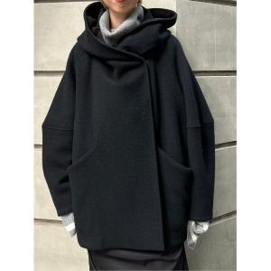 「BLACK BY MOUSSY」 ピーコート FREE ブラック レディース