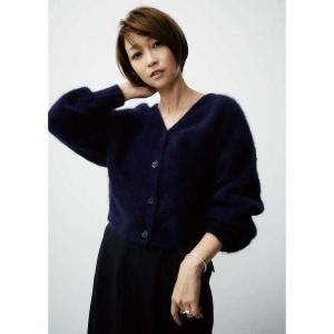「Liesse」 ニットカーディガン FREE ネイビー レディース