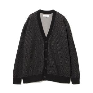 カーディガン 12ゲージ ダブルフェイス メッシュ カーディガン メンズ