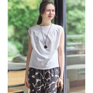 23区（ニジュウサンク） tシャツ 半袖 「汗じみ防止加工」スカーフ
