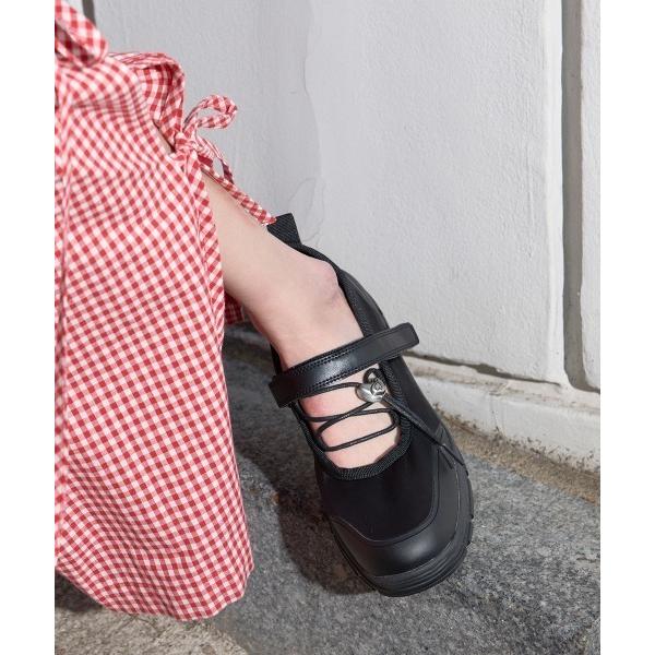 スニーカー FLATFORM STRING MARYJANE レディース