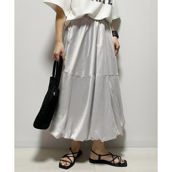 スカート 「Fizz/フィズ」　箔プリントバルーンスカート