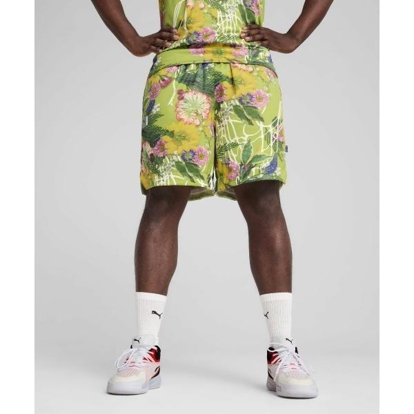 パンツ PUMA DUNKED IN FLORALS AOP SHORT（プーマ ダンク イン フロ...