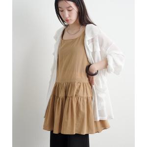 Omekashi ブラウス シャツ ストレッチシフォンTブラウス