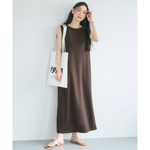 ワンピース エンボスボートネックマキシワンピース