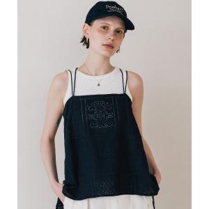 tシャツ CUTWORK LACE CAMI/カットワークレースキャミ レディース