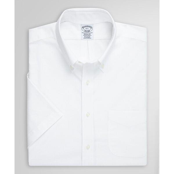 フォーマル シャツ ストレッチオックスフォード　ショートスリーブドレスシャツ　Regular Fit...