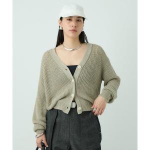 カーディガン Chaos(カオス)/リナリアリネンツイカーディガン レディース