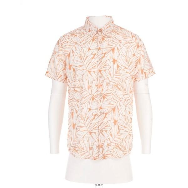 シャツ SS Eco Rayon Oil Palm Shirt 半袖シャツ メンズ