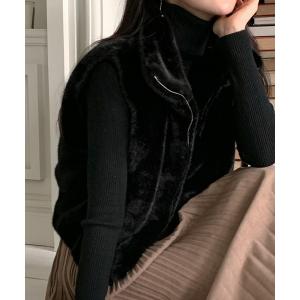 「Primazel」 ベスト M ブラック レディース