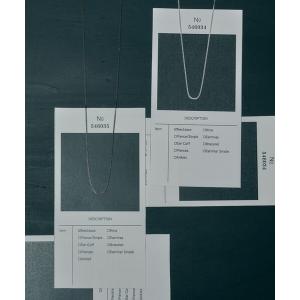 ネックレス 「meethod / and cloud」 Chain Necklace レディース