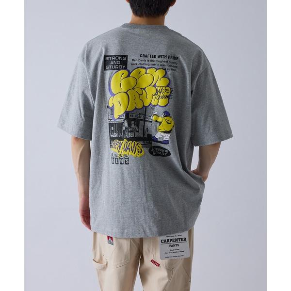 tシャツ 「BENDAVIS別注」j.n.r.d/スプレープリントTシャツ メンズ