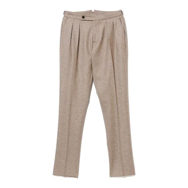 パンツ 「別注」BERWICH / SCOTCH ウール ヘリンボーン サイドアジャスター 2プリー...