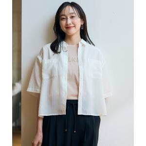 ノーリーンヨークブラウス ブラウス シャツ 2way no collar yoke shirt /2way ノーカラー ヨーク