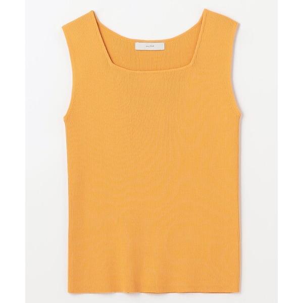 タンクトップ ノースリーブ 「洗濯機可/アンチピリング/UVカット」リブニットタンクトップ レディー...