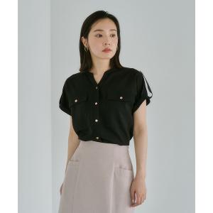 ブラウス シャツ キンボタンサファリシャツ494312 レディース