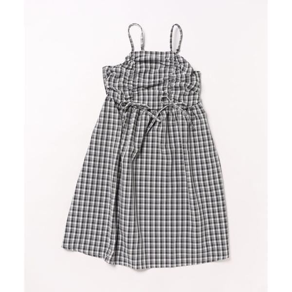 ワンピース trois lapins (トロワラパン) ダブルギャザー キャミワンピ キッズ 子供服...