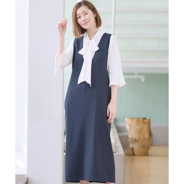 ジャンパースカート 「UVカット・接触冷感」「2点セット」タイパアイテム！ジャンパースカート＋ボウタ...