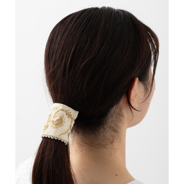 刺繍 ヘアアクセサリー embroidery cuff 19 「日本製」