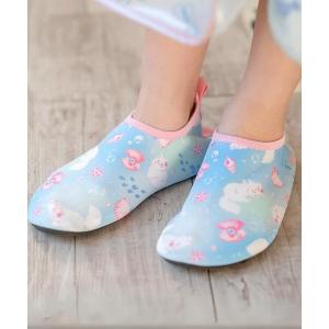 シューズ ネコ柄 マリンシューズ キッズ 子供 女の子の商品画像