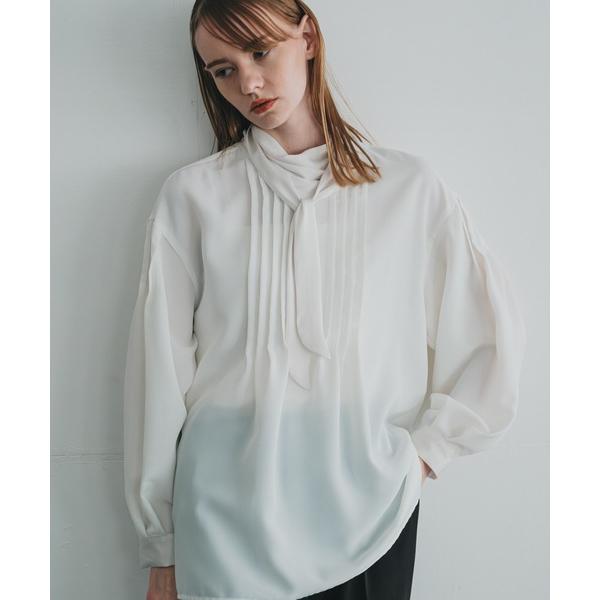 ブラウス シャツ 「WHYTO. / ホワイト」リボンタイブラウス レディース