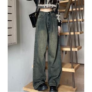 ジーンズ デニム デニムパンツ ハイウエスト ボーイフレンドデニム レディース メンズ