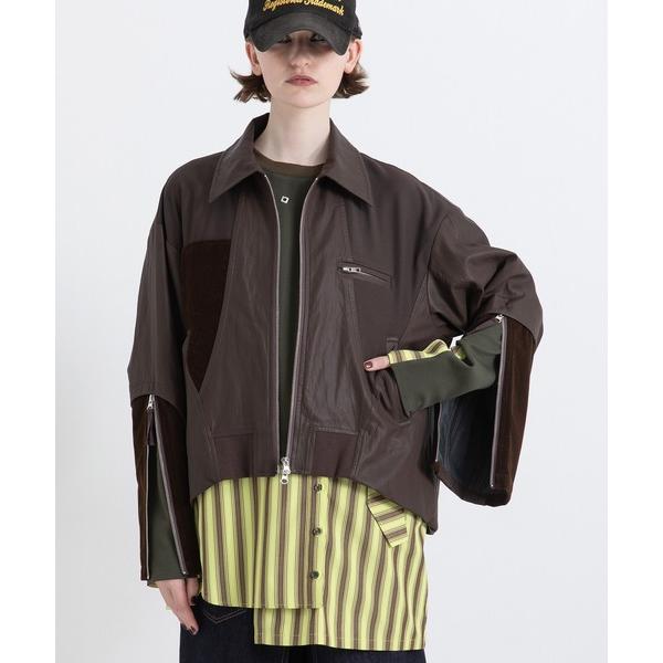 ブルゾン アウター バルーンヘムブルゾン レディース