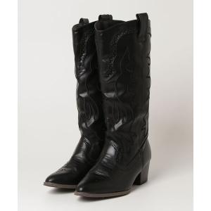 「chumchum」 「CAVOUR」ウェスタンブーツ S ブラック レディース