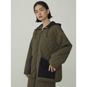 「COTORICA」 キルティングブルゾン FREE カーキ レディース