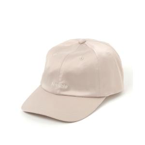 キャップ 帽子 レディース 「daily CLIP」サテン刺繍CAP レディース