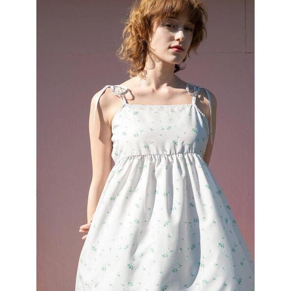 ワンピース フラワープリントミニキャミワンピース「2025summer catalog item」