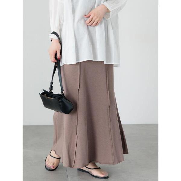 スカート ミニ裏毛マーメイドスカート