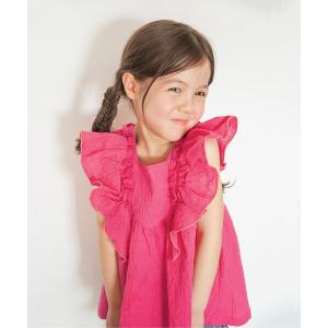 ブラウス シャツ 「ジュニア対応」フリルチュニッ...の商品画像