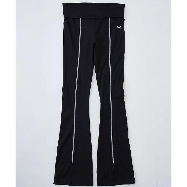 レギンス スパッツ RVCA レディース 「ALEXIS REN」 SPLIT FLARE LEGG...