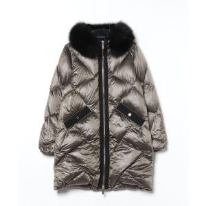 「MOORER」 ダウンジャケット 40 ベージュ レディース