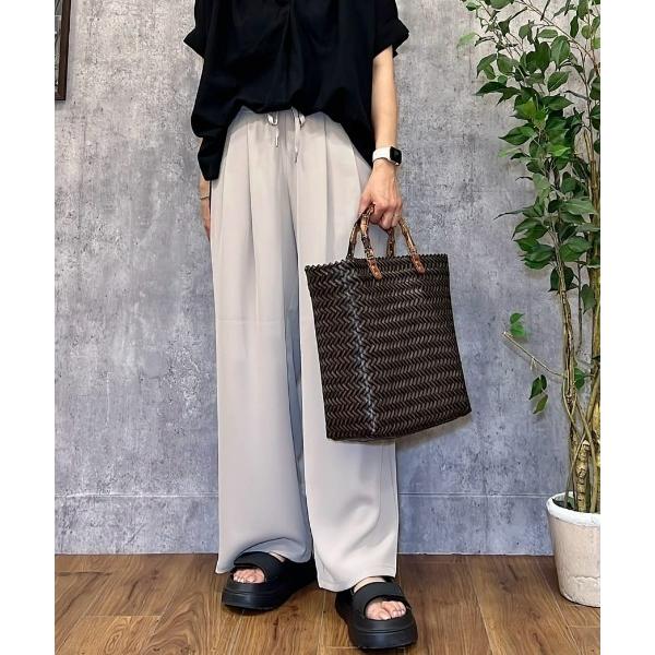 パンツ 「店頭で人気」「HONEYSUCKLE ROSE」接触冷感イージーパンツ レディース