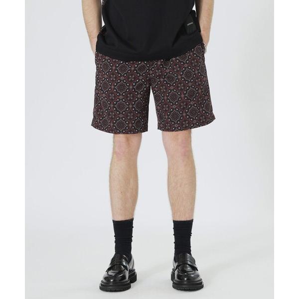 パンツ オーナメントプリントショーツ メンズ