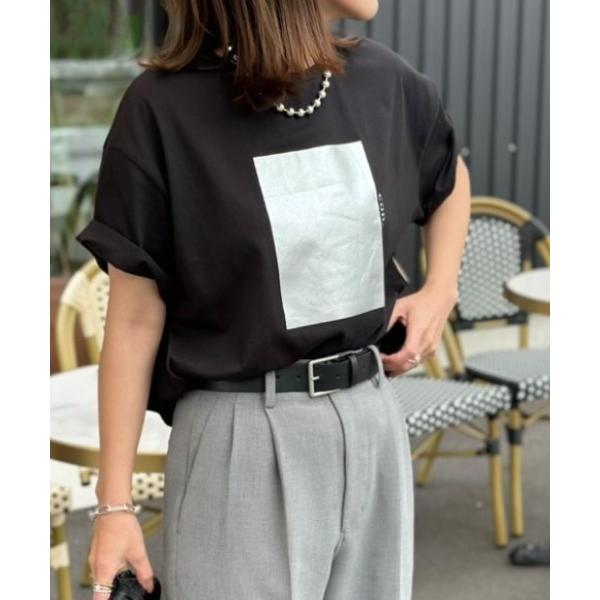 tシャツ 「ZOZO限定」smillemii._３さんコラボ箔プリントT レディース