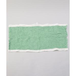 エプロン ワッフルカラーラインキッチンタオル GRの商品画像