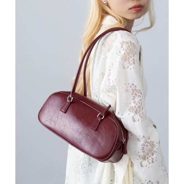 ボストンバッグ 「MAGASIN DE MODE Onjna」PUレザー ロングハンドルボストンバッ...